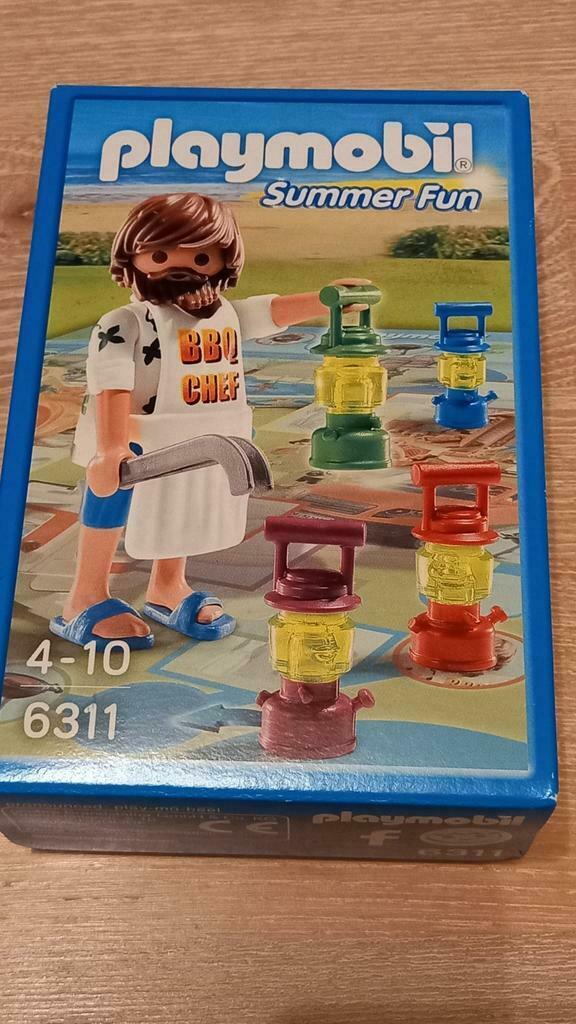 Playmobil 6311 BBQ chef met kampeerspel, Ophalen of Verzenden, Nieuw