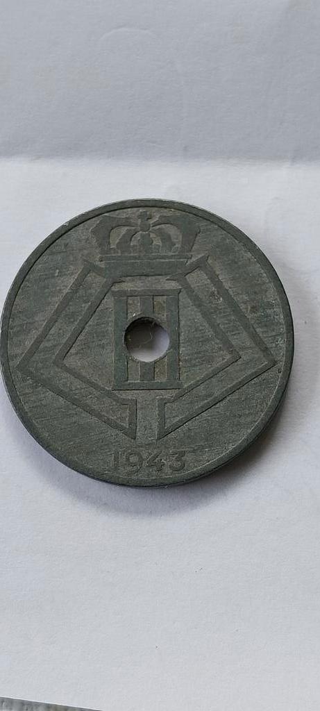 25 cent 1943 flamand-français, Timbres & Monnaies, Envoi, Métal, Monnaie en vrac