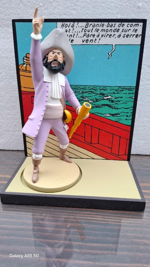 Kuifje decor voor beeldjes, Enlèvement ou Envoi, Tintin, Neuf, Statue ou Figurine
