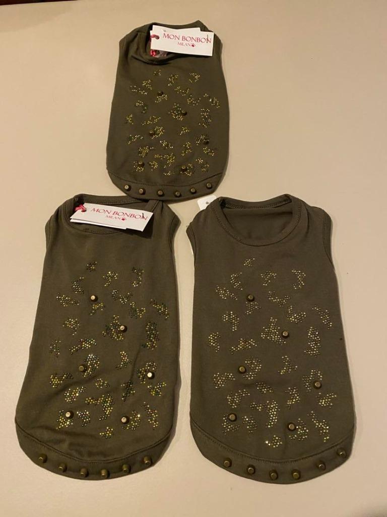 Luxe shirtjes van het merk Mon Bonbon aan outletprijs., Dieren en Toebehoren, Ophalen of Verzenden, Nieuw, Hondenshirt