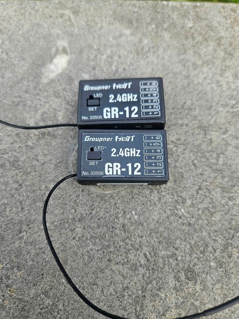 Recepteur graupner GR12, Hobby en Vrije tijd, Ophalen of Verzenden, Gebruikt