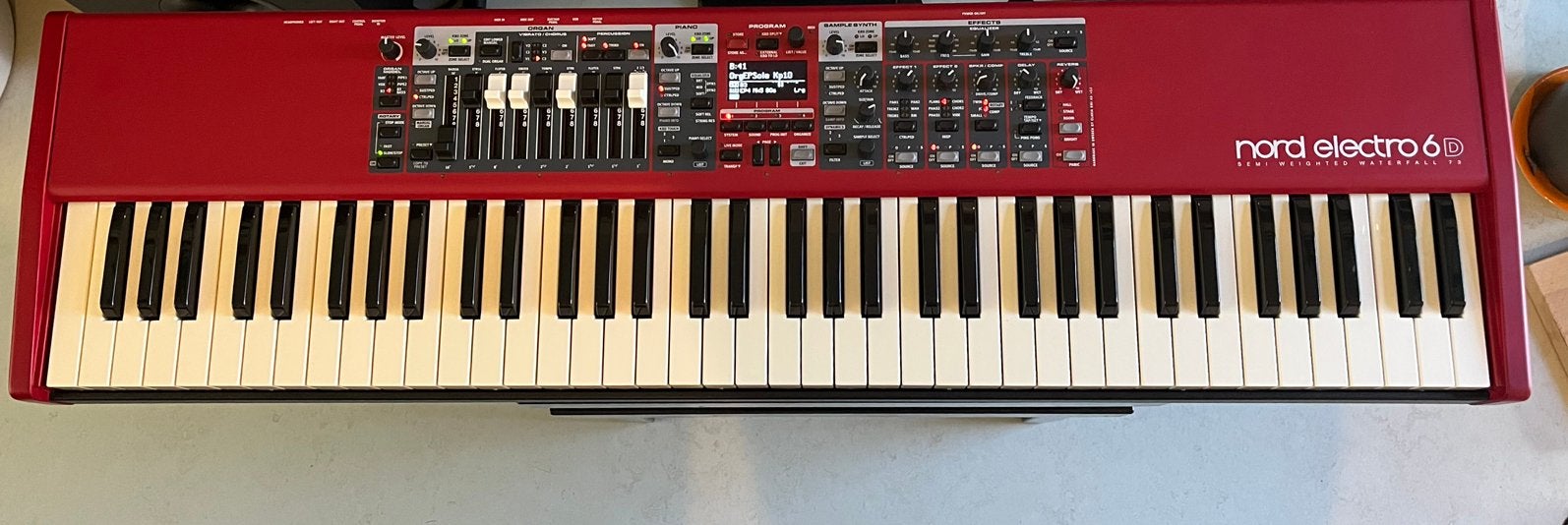 Nord Electro 6D 73 toetsen onder garantie, Ophalen, Overige kleuren, Digitaal, Zo goed als nieuw