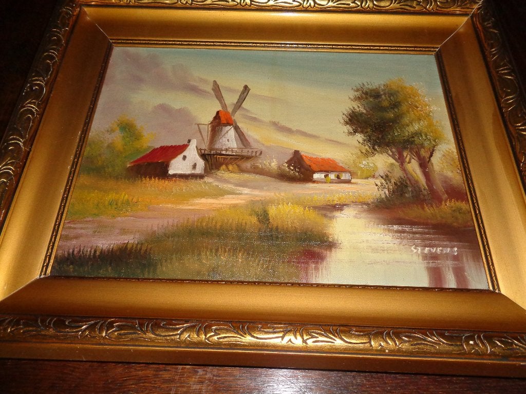 *Stevens - Mooie schilderij - Vermeld in ARTO, PIRON, BAS.., Antiek en Kunst, Ophalen of Verzenden, Bijzondere lijst, Doek