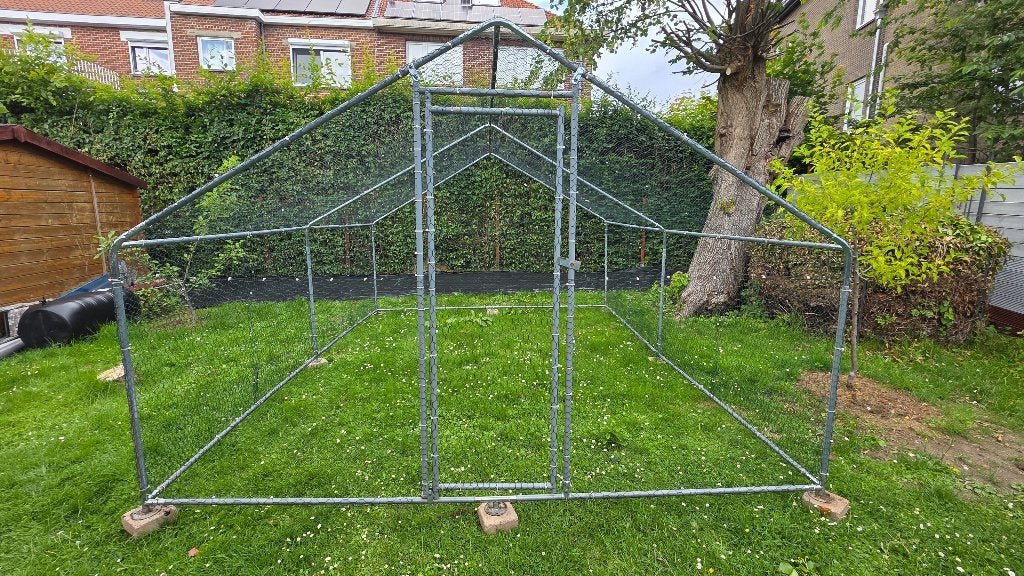 Poulailler 3X4 m à vendre, Enlèvement, Utilisé, Métal, Volière
