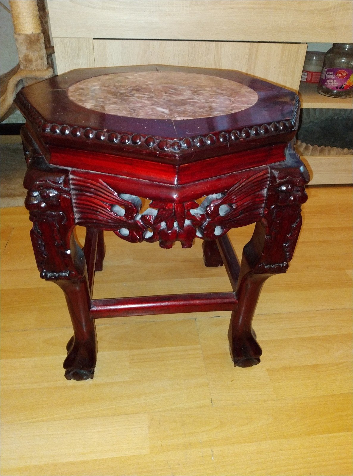 antieke chinese plantentafel/ bijzettafel, Ophalen