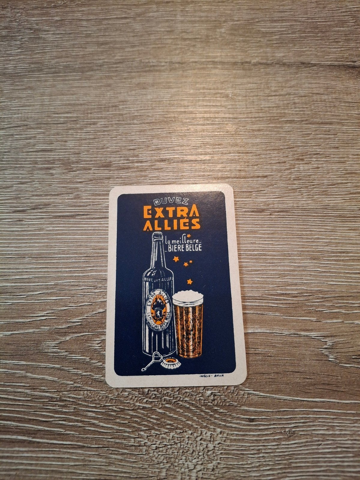 Oude speelkaart extra allies, Ophalen of Verzenden