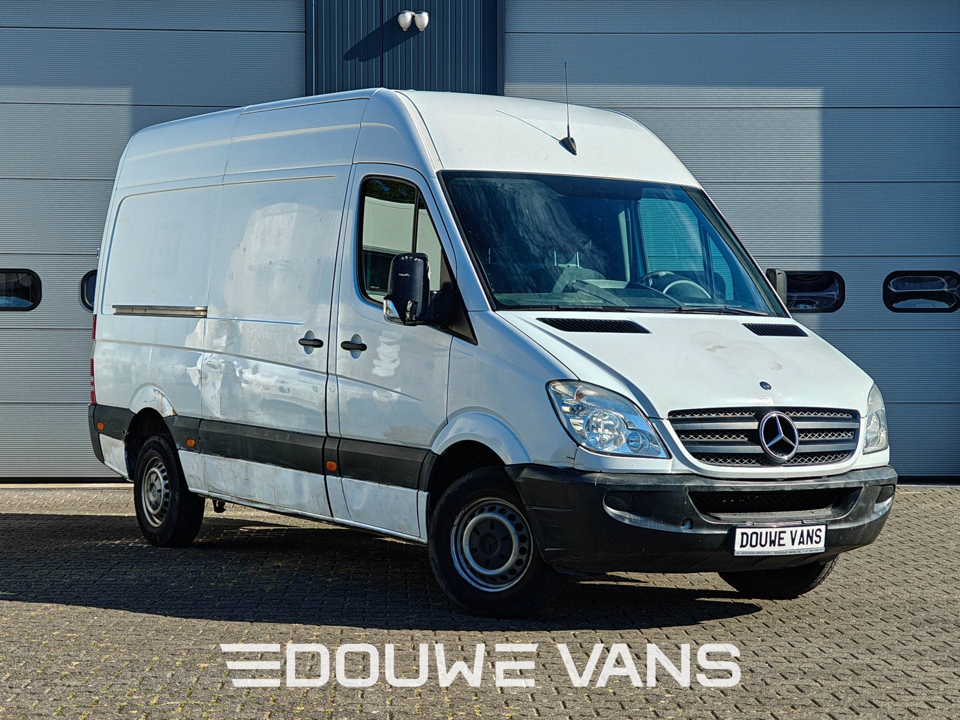 Mercedes-Benz Sprinter 313 L2H2 Trekhaak 2.8 t 3 Pers. Trekh, Auto's, Euro 5, Zwart, Wit, Mercedes-Benz