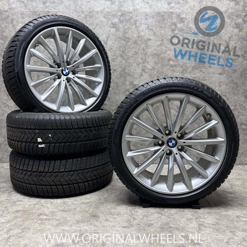 19 inch originele velgen + winterbanden BMW 5 serie G30 G31, Autos : Pièces & Accessoires, Pneus et Jantes, -, 19 pouces, Utilisé