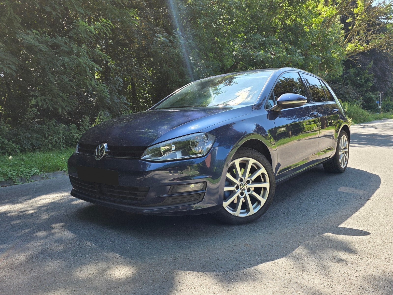 Volkswagen Golf 7 DSG* Euro 6* 1.6 TDI NAVI*VELGEN*, Automaat, Stof, 4 cilinders, Blauw