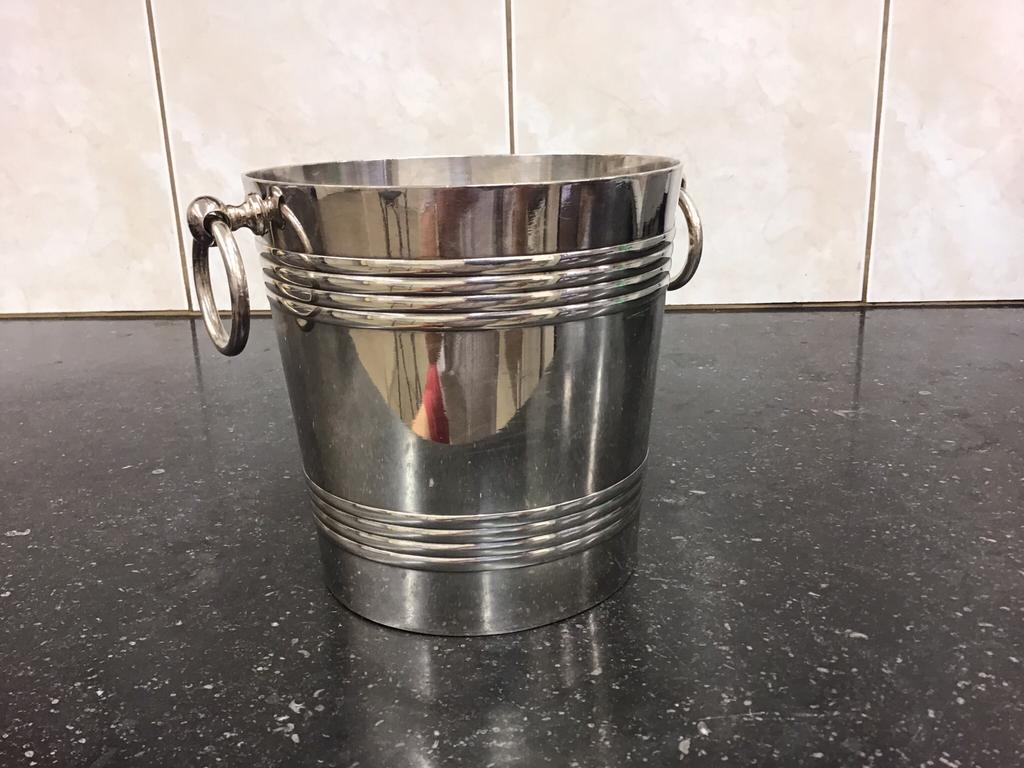 Antieke zilverwerk champagne- of wijnemmer van Wiskeman., Ophalen of Verzenden, Zilver