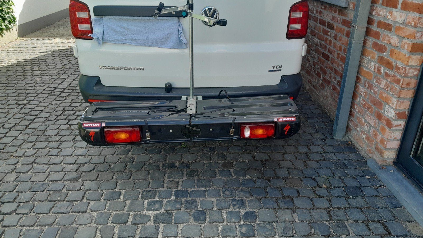 Fietsendrager opvouwbaar, Ophalen
