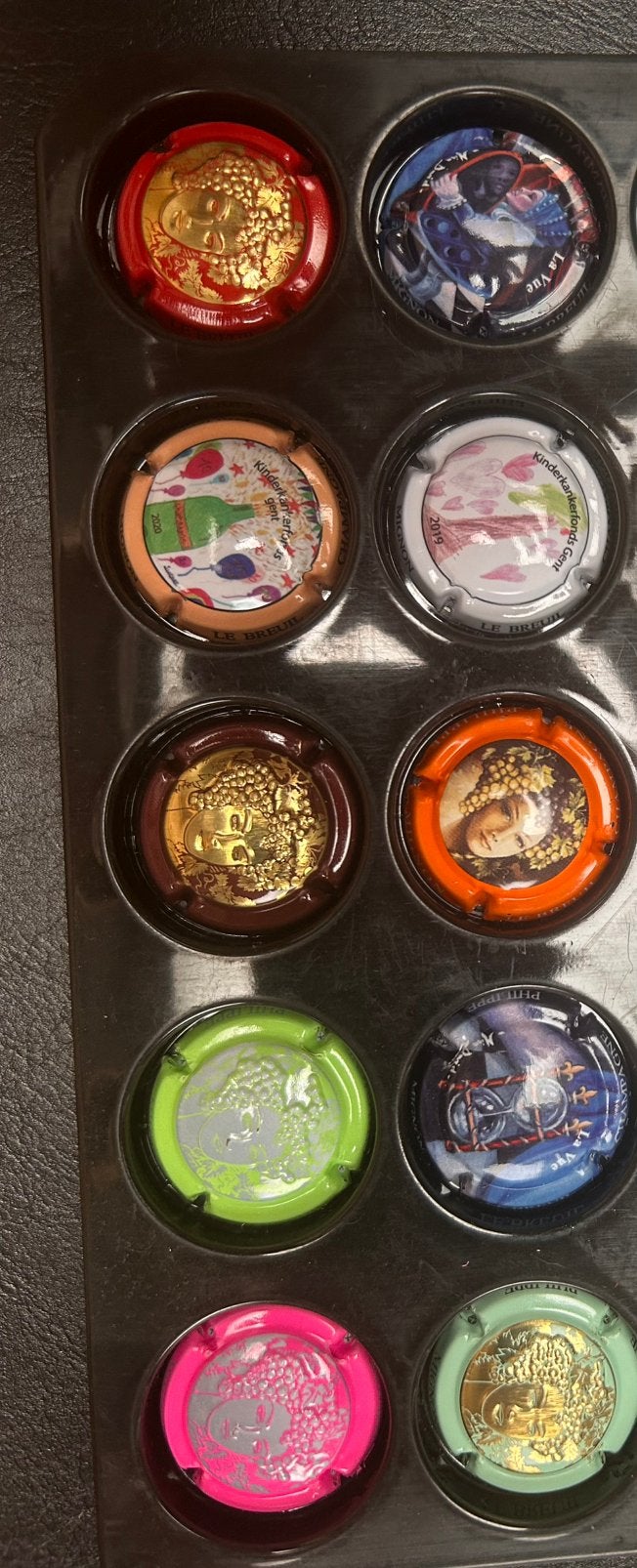 10 mooie champagne capsules, Ophalen of Verzenden