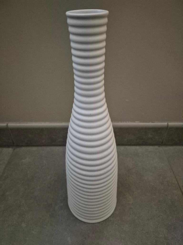 Ikea Havtorn Färm vaas 37 cm, Ophalen of Verzenden, Zo goed als nieuw, Wit, Minder dan 50 cm