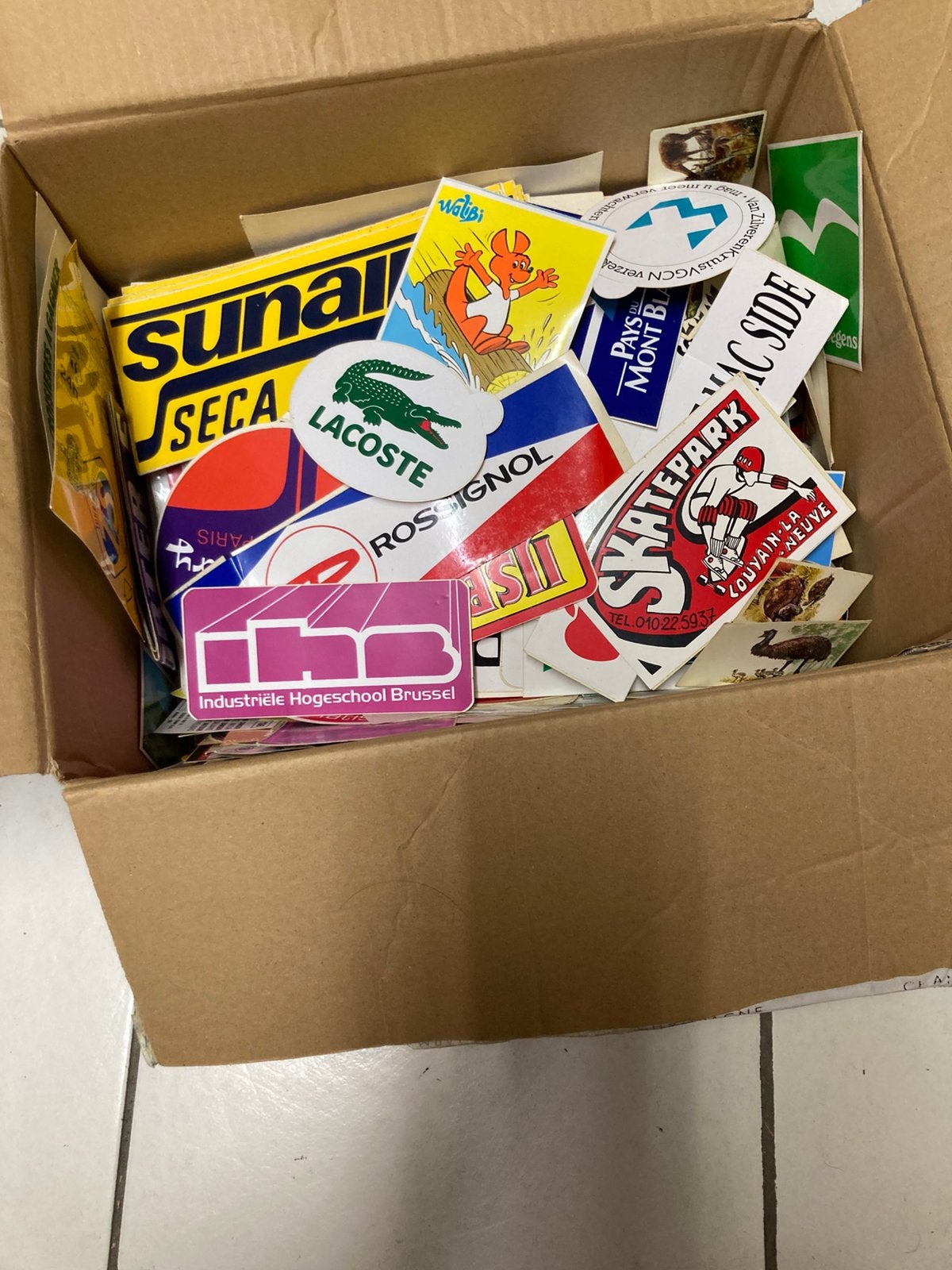 Pak van 550 stickers, Verzamelen, Stickers, Ophalen of Verzenden, Zo goed als nieuw, Overige typen