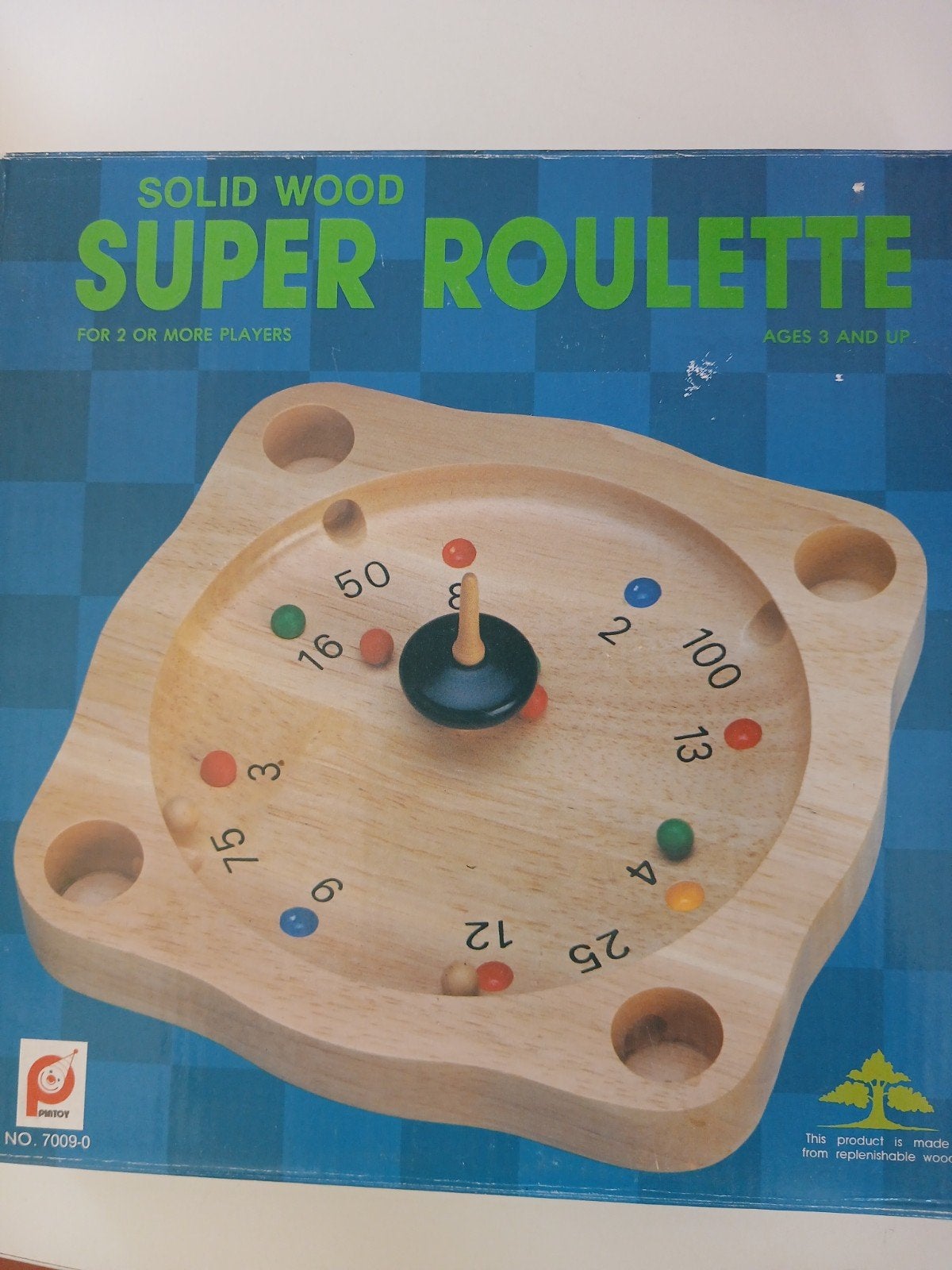 Roulette spel in hout, Hobby en Vrije tijd, Gezelschapsspellen | Overige, Ophalen, Zo goed als nieuw