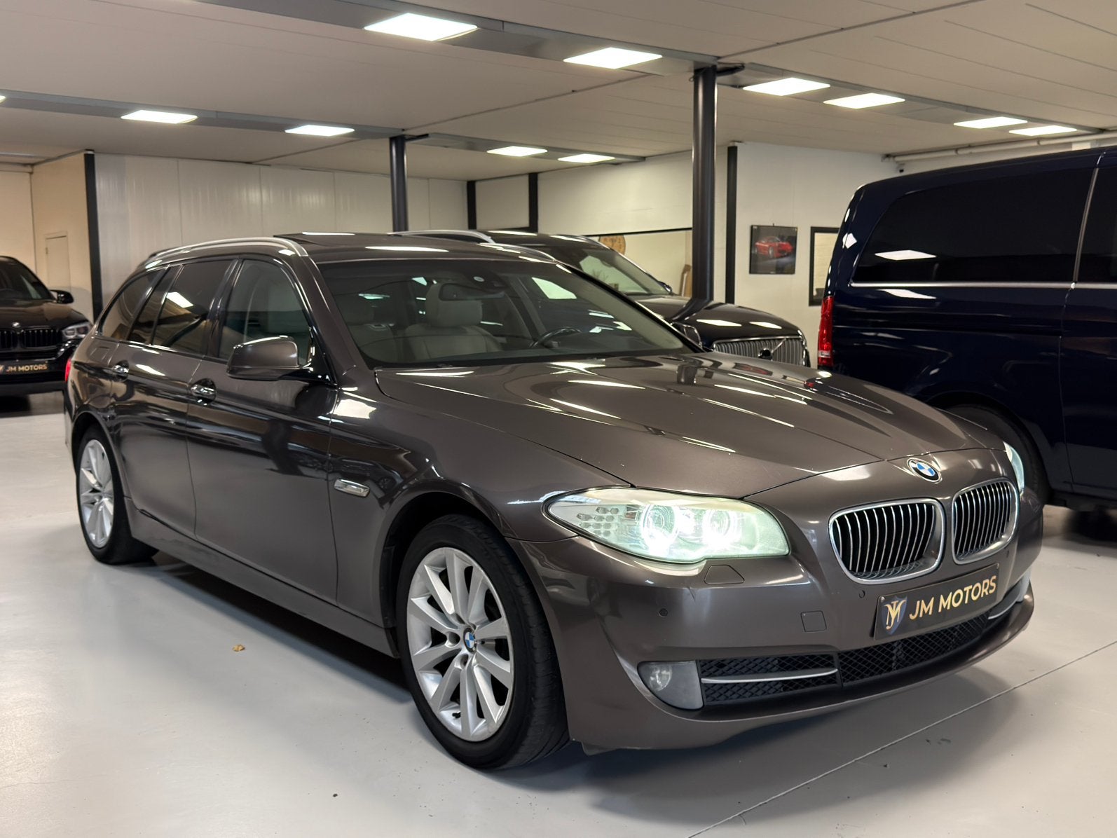BMW 520da Touring | Xenon | Automaat | Panodak, Auto's, Euro 5, 1995 cc, 135 kW, Leder