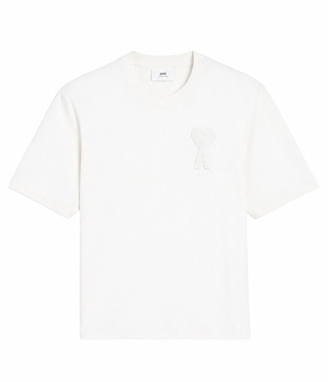 Tee-shirt blanc Ami Paris, Ami Paris, Comme neuf, Blanc, Taille 46 (S) ou plus petite
