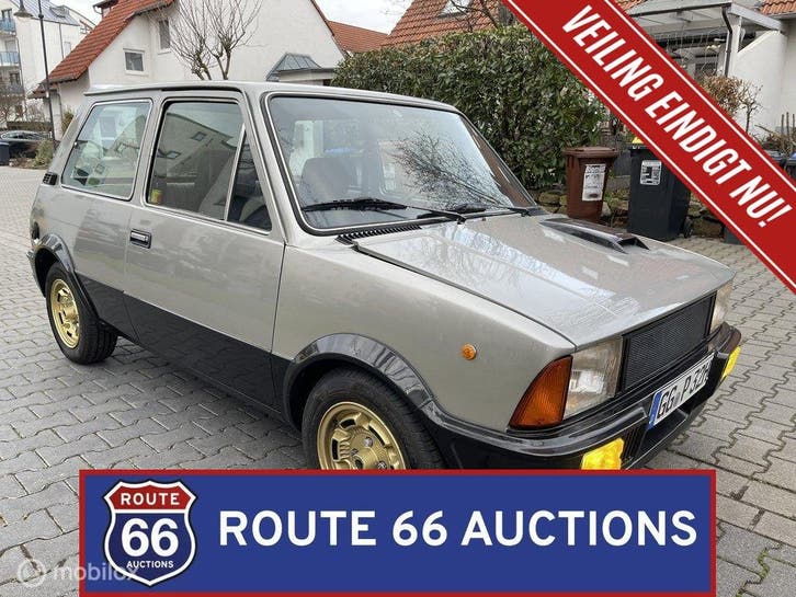 Innocenti Mini De Tomaso | 1980 | Route 66 Auctions, Autos, Achat, Entreprise, Boîte manuelle, Autre carrosserie