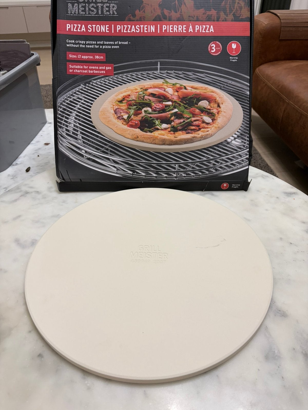 Pizza stone nieuw, Jardin & Terrasse, Enlèvement, Comme neuf