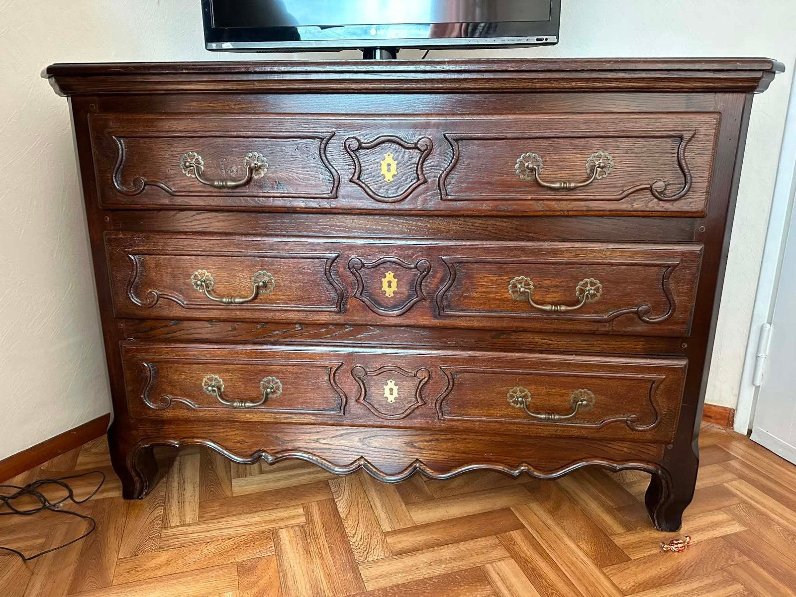 Commode chêne, Enlèvement, Comme neuf, Chêne