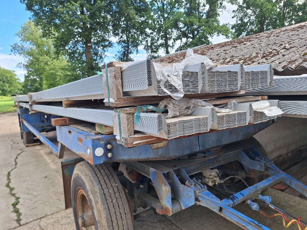 Stalen dakplaten anti-condens 3,5m 6m 7,62m10,69m 12,41m, Doe-het-zelf en Bouw, Nieuw, 15 m² of meer, Metaal, Grijs