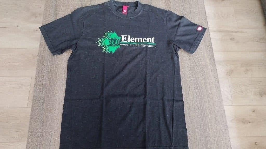 T-shirt element M, Maat 48/50 (M), Zwart, Ophalen of Verzenden, Element
