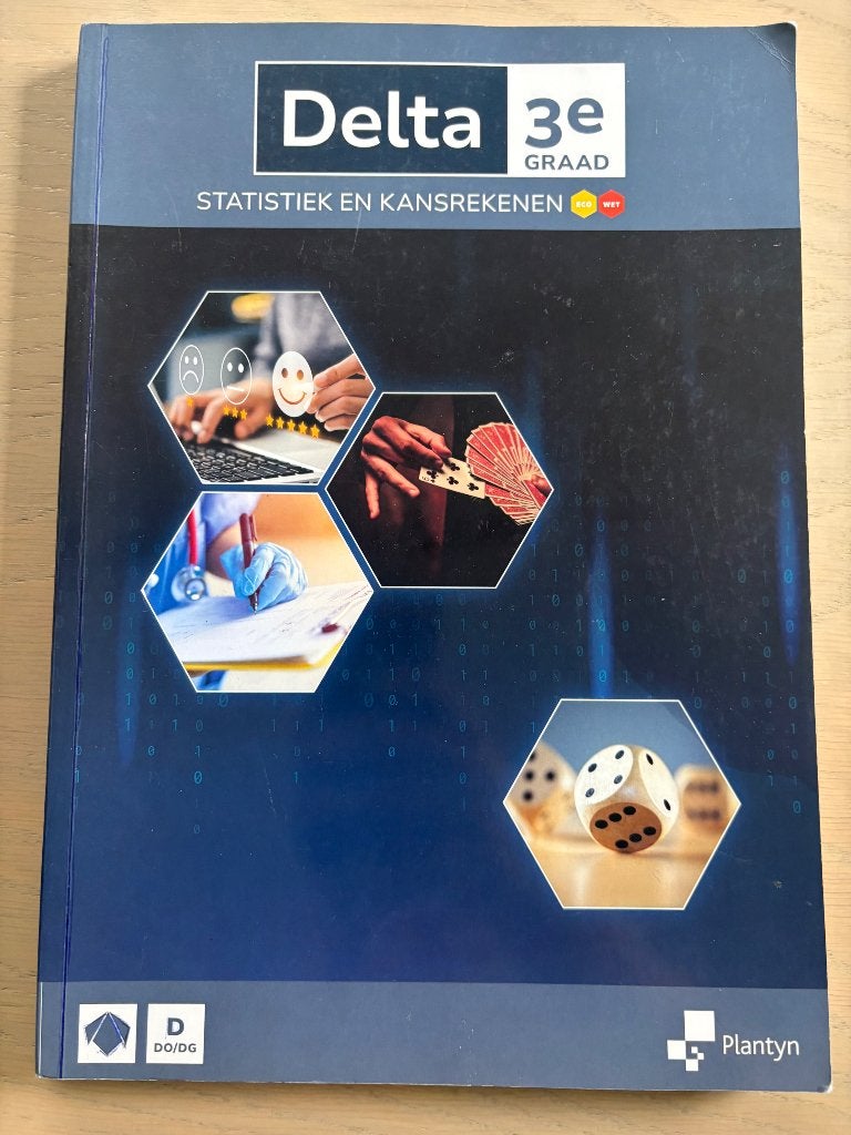 Delta 3e graad statistiek en kansrekenen, Ophalen, ASO, Wiskunde A, Diverse auteurs