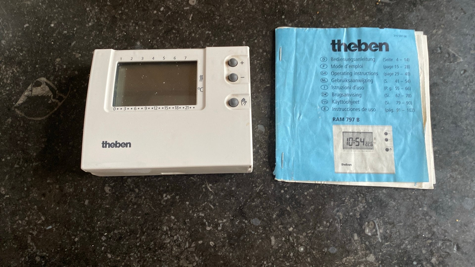 Thermostat chauffage theben, Enlèvement, Utilisé
