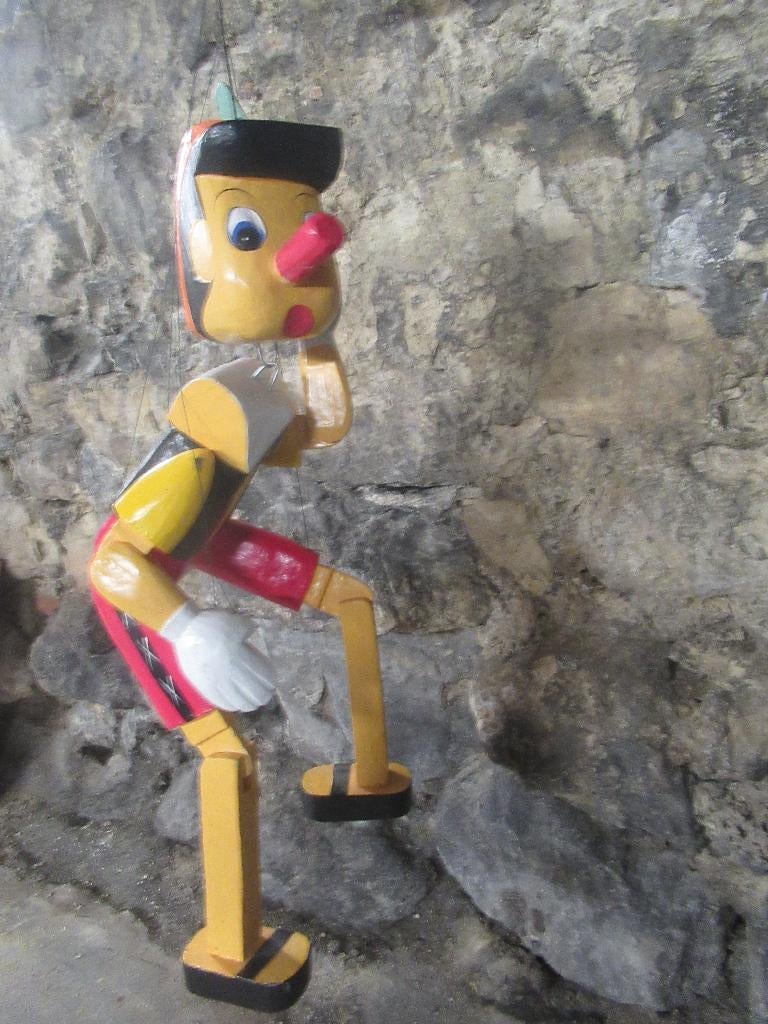marionnette pinnochio, Enlèvement