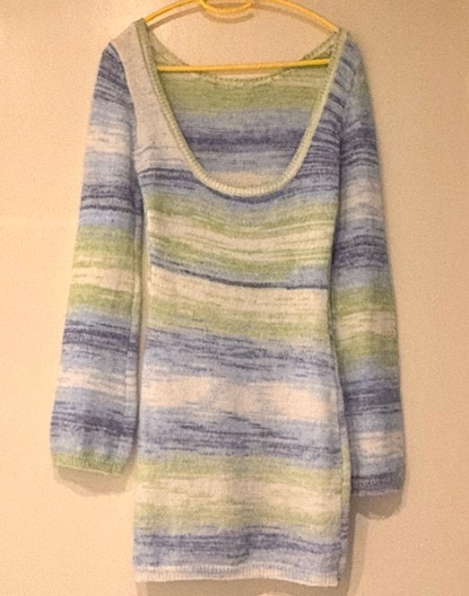 Jurk, Kleding | Dames, Ophalen, Blauw, Zo goed als nieuw, Maat 36 (S)