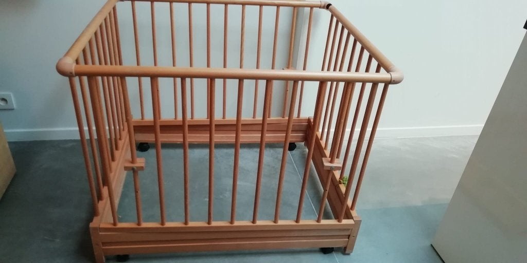 Retro verstelbaar park op wieltjes, Kinderen en Baby's, Ophalen, Wieltjes