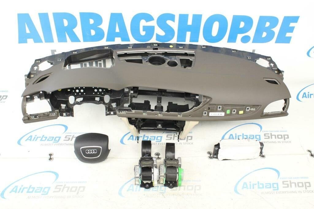 Airbag kit Tableau de bord brun beige avec HUD Audi A6 4G, Autos : Pièces & Accessoires, Enlèvement ou Envoi, Utilisé