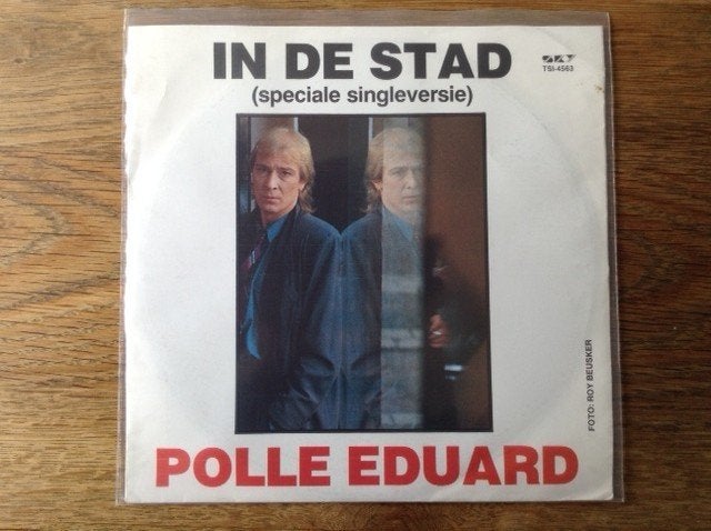 single polle eduard, En néerlandais, Enlèvement ou Envoi, 7 pouces, Housse de protection extérieure