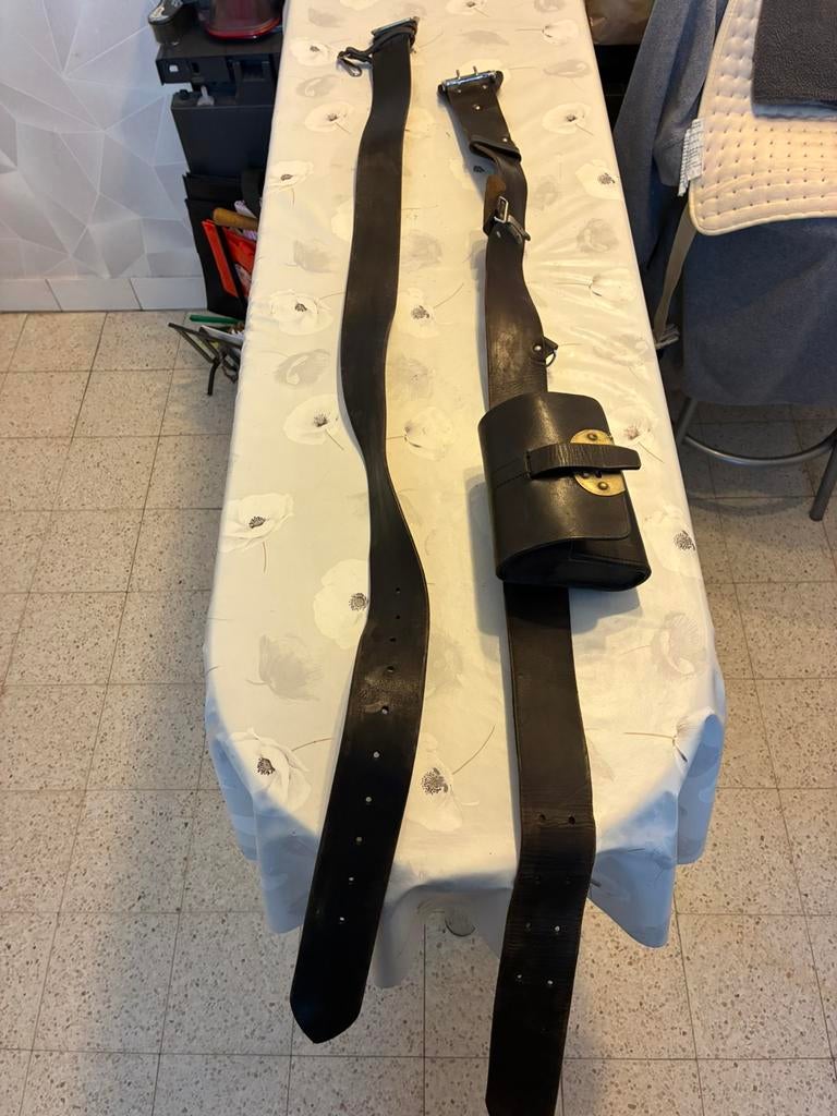 Antieke riemen, Ophalen, Riem of Ceintuur, Gedragen, Echt leder