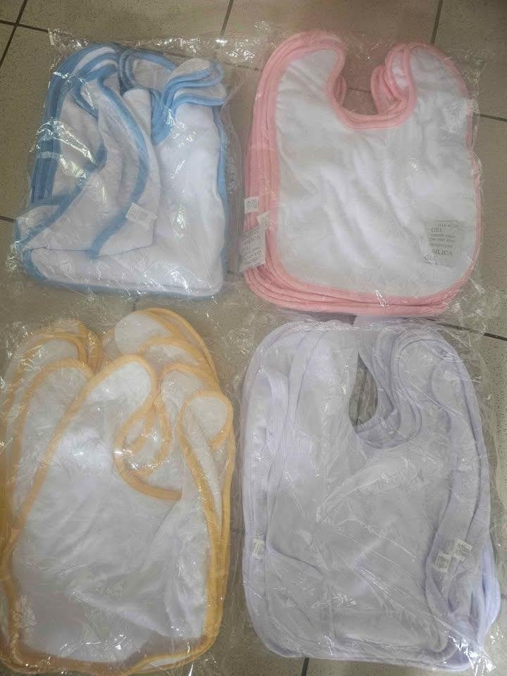 Lot de 36 Grand bavoir pour bebe sublimable, Enlèvement, Neuf