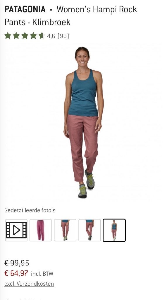 Patagonia klim broek Hampi Rock Pants - Klimbroek, Vêtements | Femmes, Enlèvement ou Envoi, Patagonia, Autres types, Porté