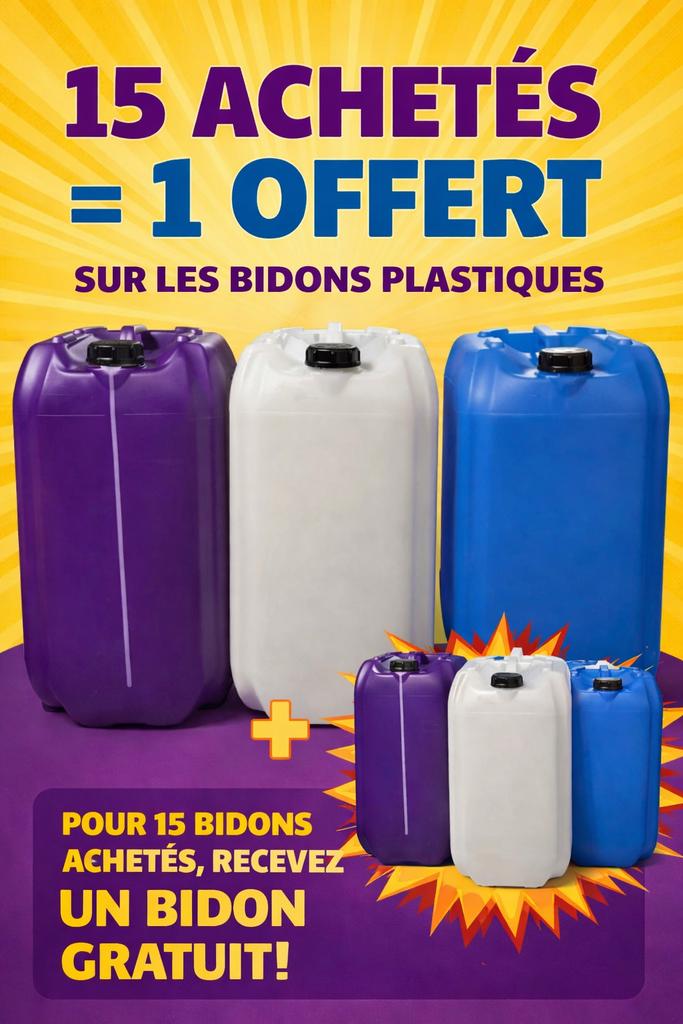 Bidon de 25L, Moins de 75 litres, Enlèvement, Comme neuf, Autres matériaux