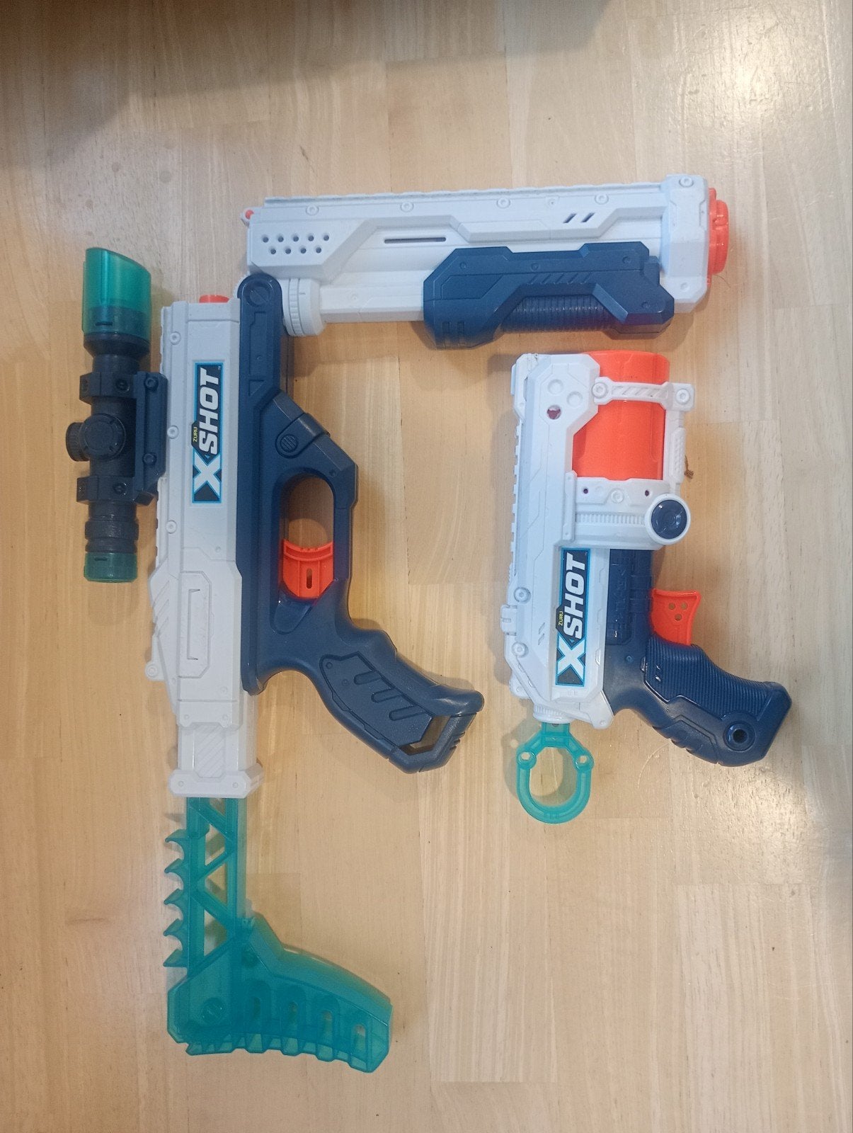 2 x-shots nerfguns, Ophalen, Zo goed als nieuw