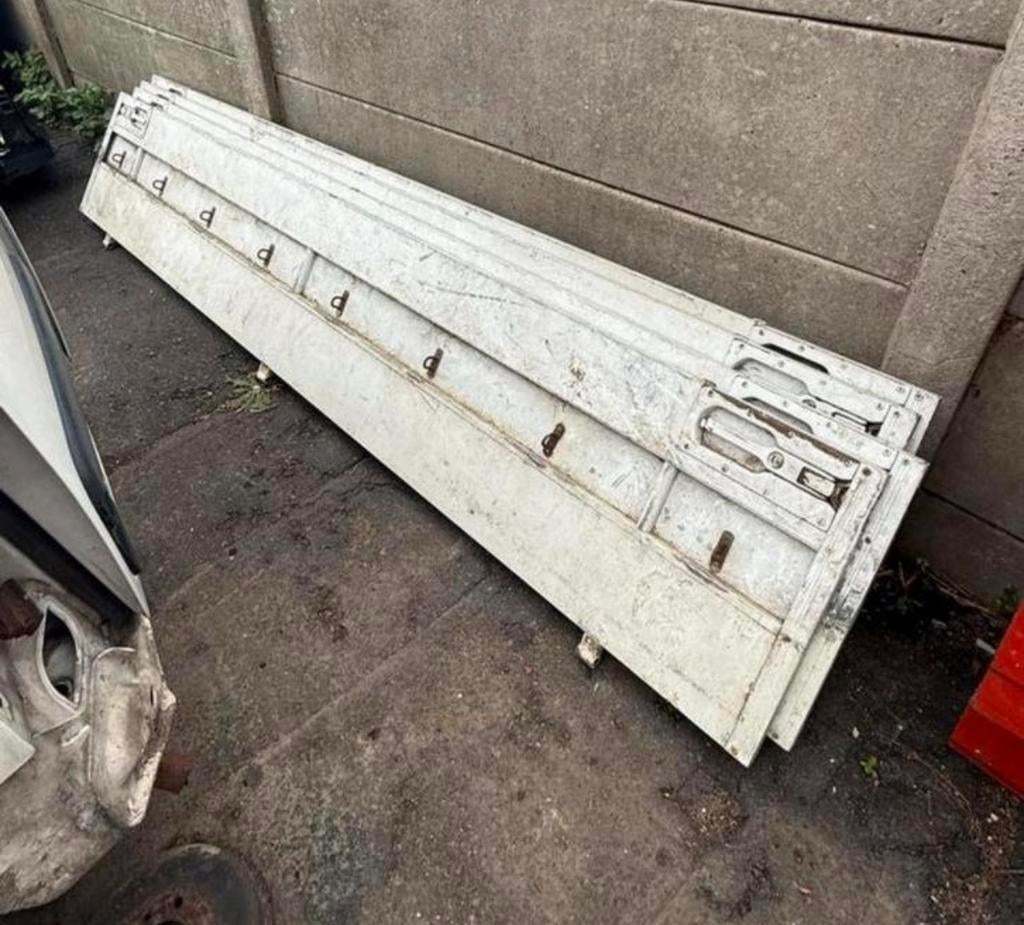 Aluminium schoften zware uitvoering, Ophalen, Gebruikt