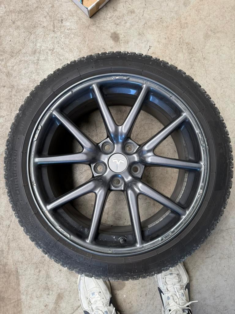 Tesla model 3 velgen - 18 inch, Enlèvement, 18 pouces, 4 Saisons, Pneu(s)