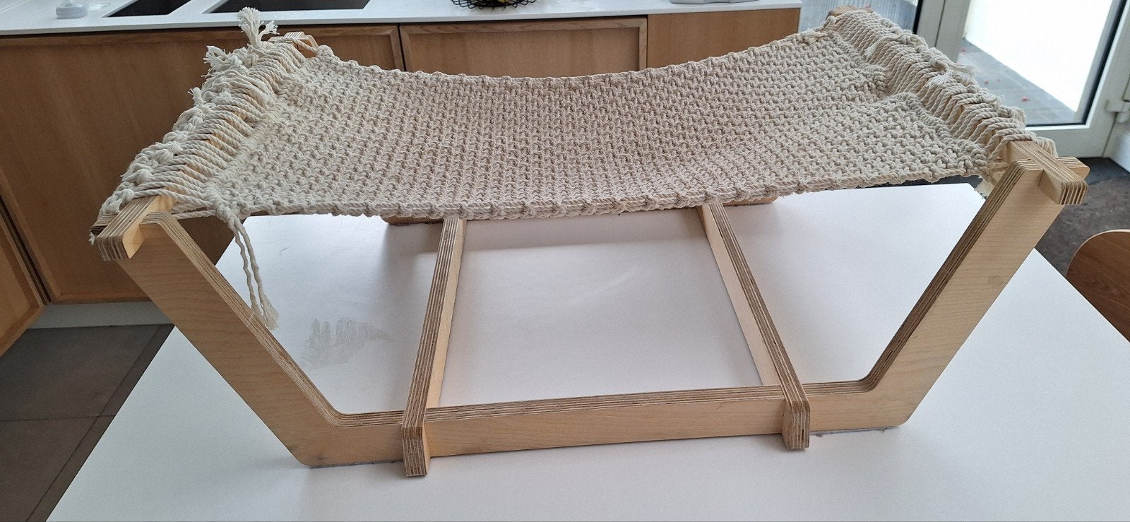 Katten hangmat, Ophalen