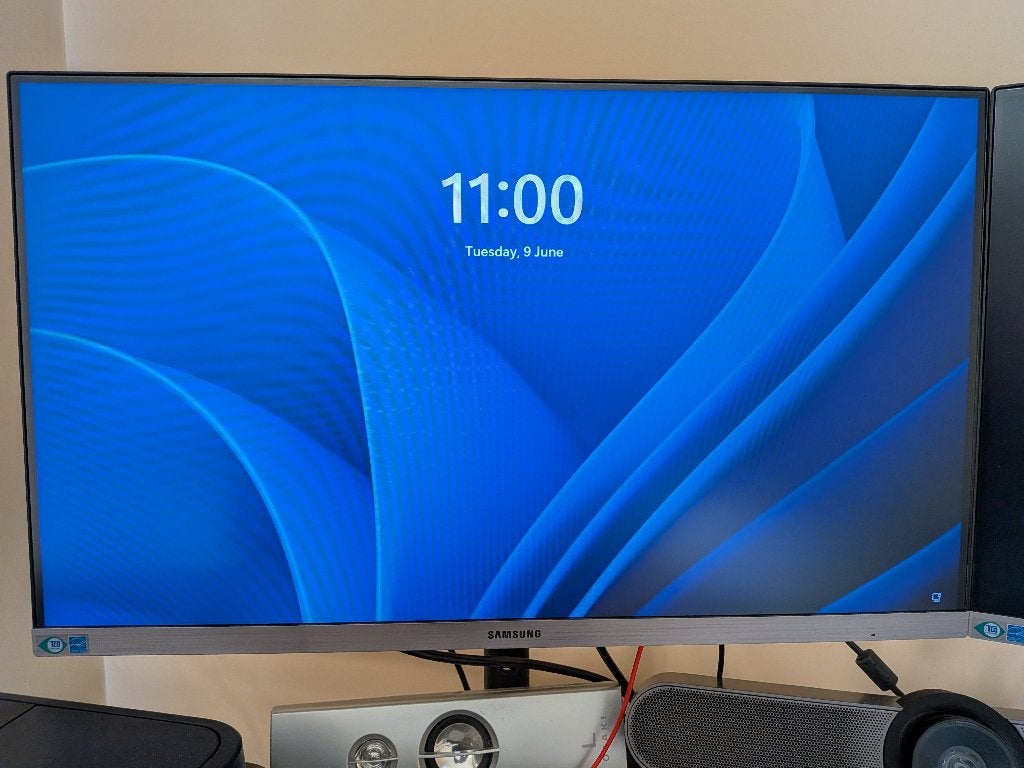 Samsung monitor S24R650FDU, Computers en Software, Monitoren, Gebruikt, 61 t/m 100 Hz, DisplayPort, HDMI, VGA, IPS, Full HD, Ophalen