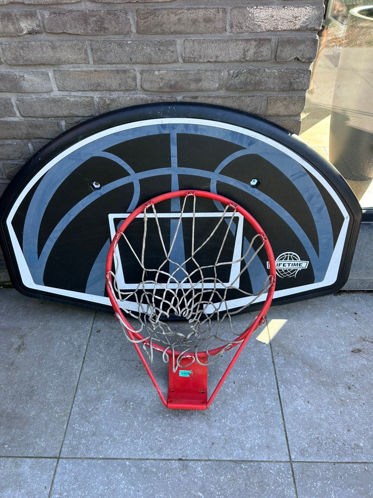 Basketring van Lifetime, Sport en Fitness, Ophalen, Gebruikt, Ring, Bord of Paal