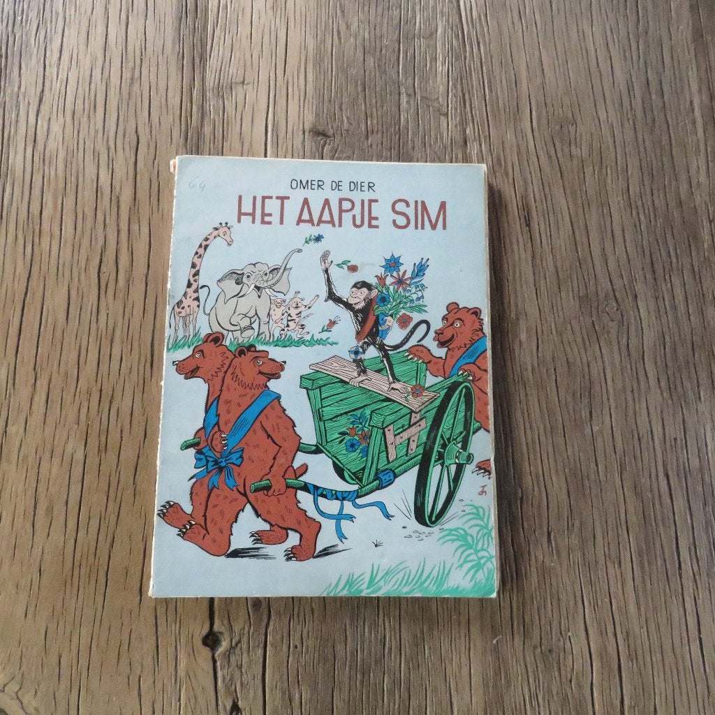 Omer De Dier Het aapje Sim Eerste uitgave, Ophalen of Verzenden