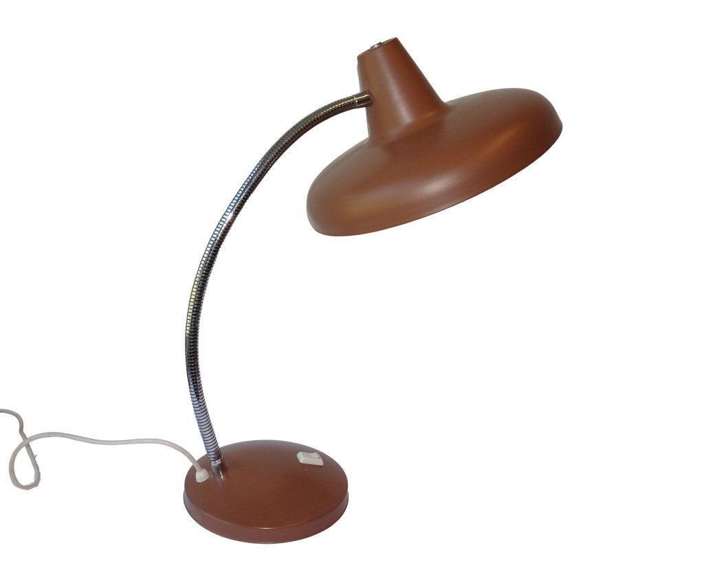 Veilinghuis Orange - Lampe de bureau rétro Hala Zeist, Avec abat-jour, Vintage, 52 cm, Lampe de bureau