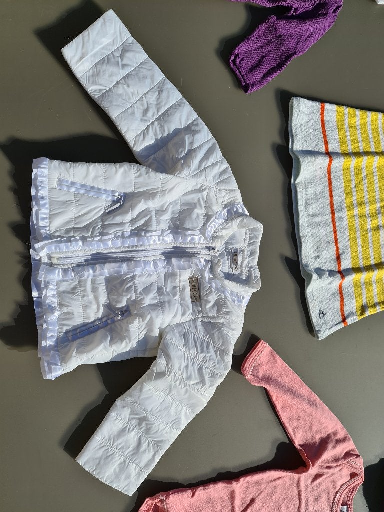 witte zomer jas, Liu-Jo, 80-81, Kinderen en Baby's, Ophalen, Zo goed als nieuw