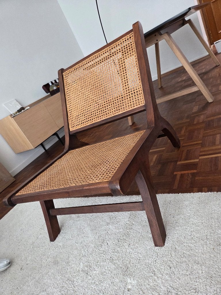 Design Rotan Loungestoel (Defleure) –  Modern / Japandi, Ophalen, Japandi, Gebruikt, Twee