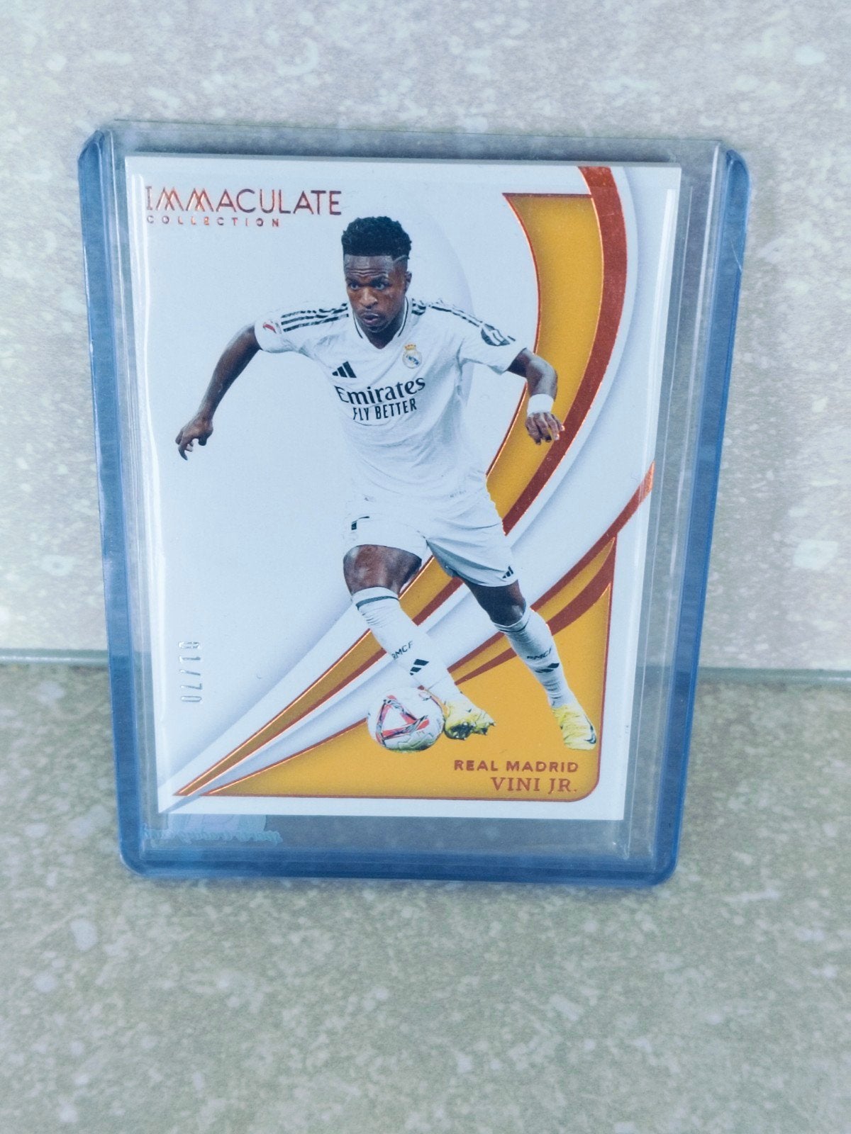 Panini Immaculate Vini Jr Real Madrid genummerd, Ophalen of Verzenden