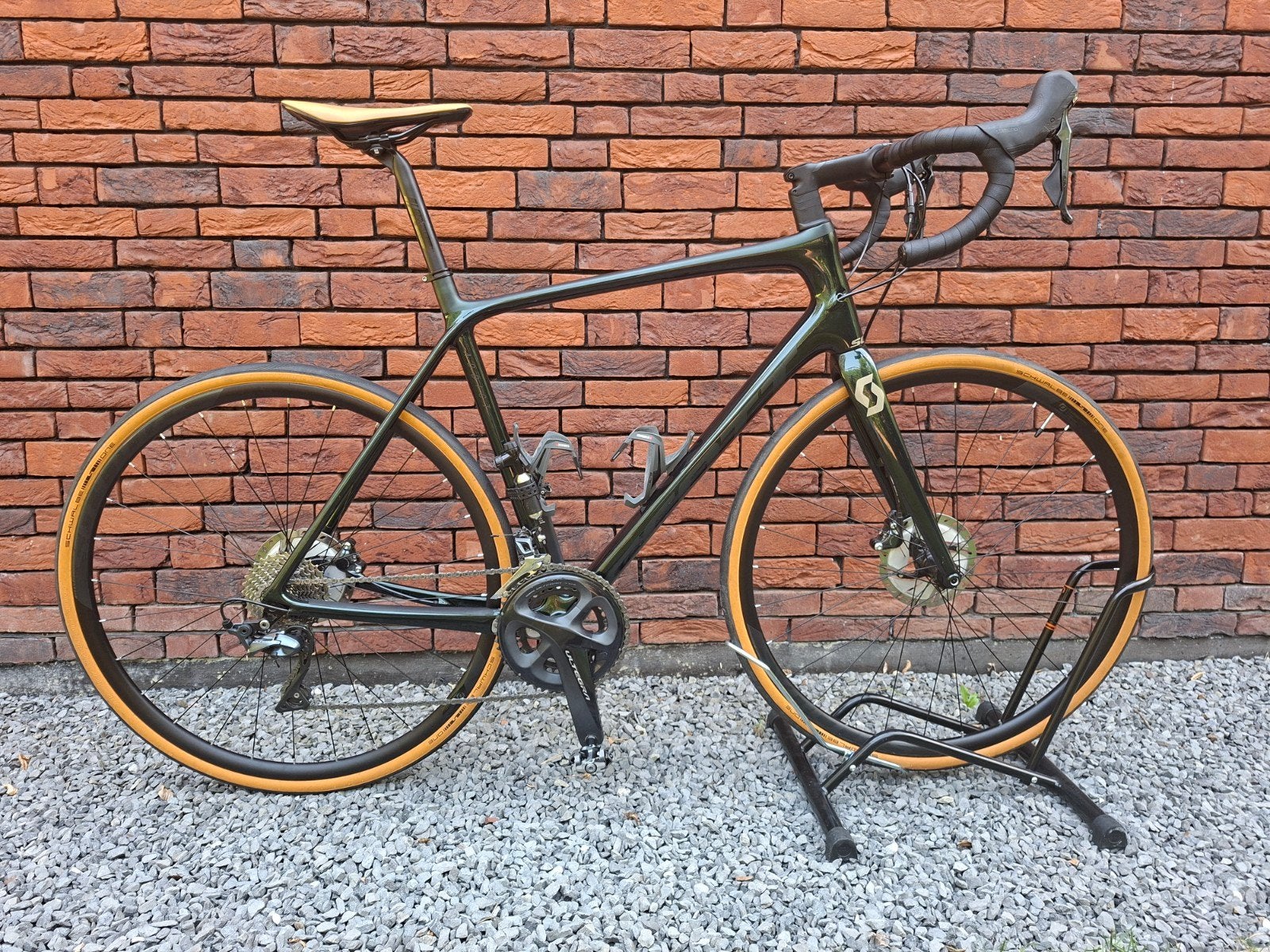 Scott Addict 10, Carbon, Heren, Zo goed als nieuw, Schijfrem