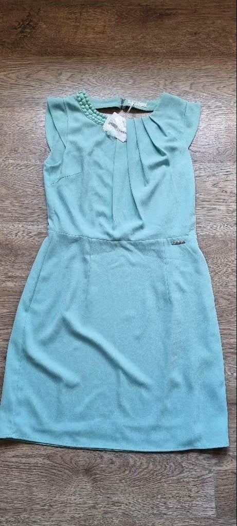 groen pastel kleedje Maison Espin maat Smal - NIEUW, Kleding | Dames, Gelegenheidskleding, Nieuw, Cocktailjurk, Ophalen of Verzenden